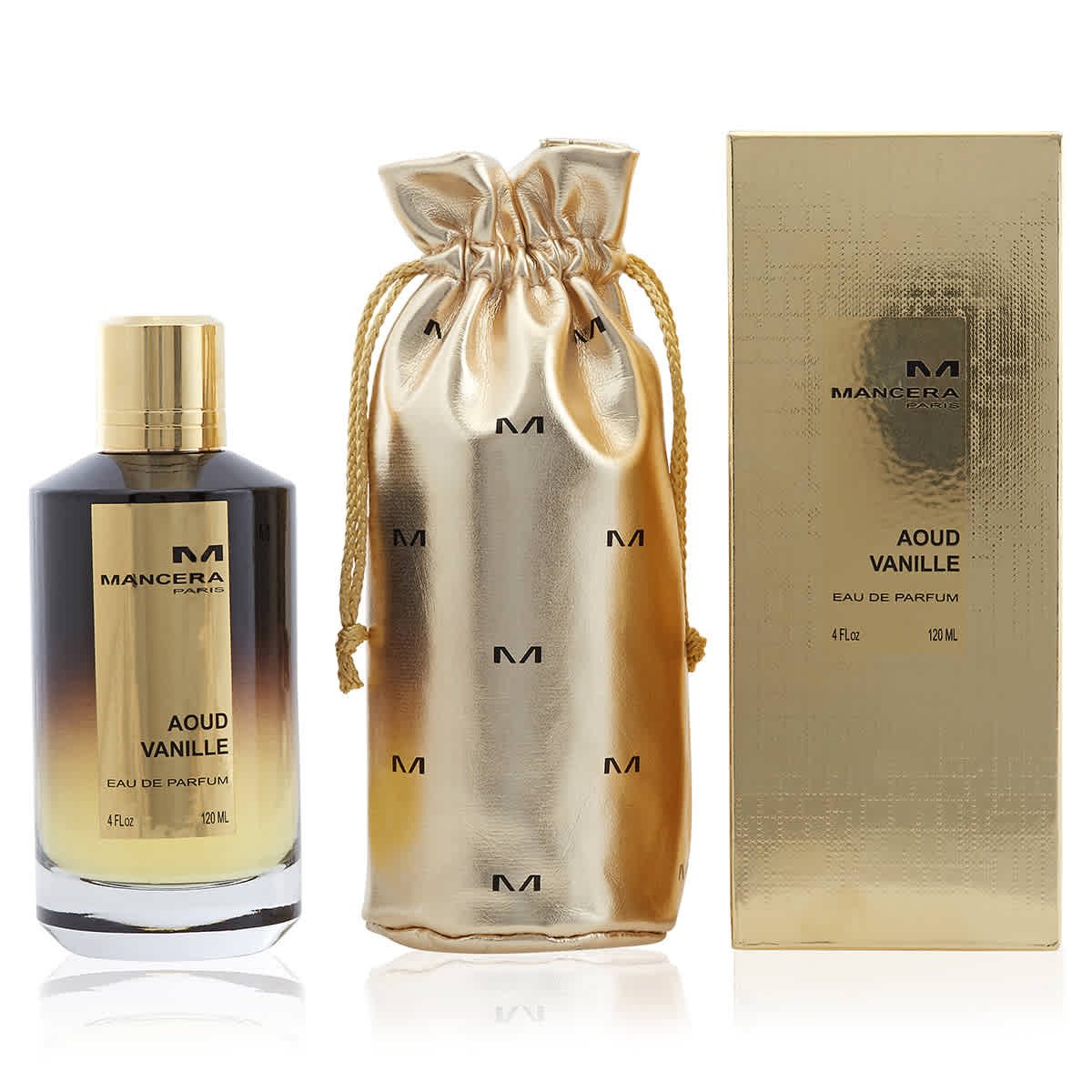 Mancera Unisex Aoud Vanille EDP Spray 4 oz (120 ml)