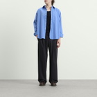 NN07 Men's Kay Pleated Trousers in Navy Stripe