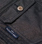 Comme des Garçons HOMME - Garment-Dyed Panelled Denim Trucker Jacket - Blue