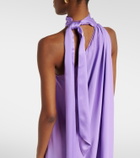 Taller Marmo Astor crêpe cady gown