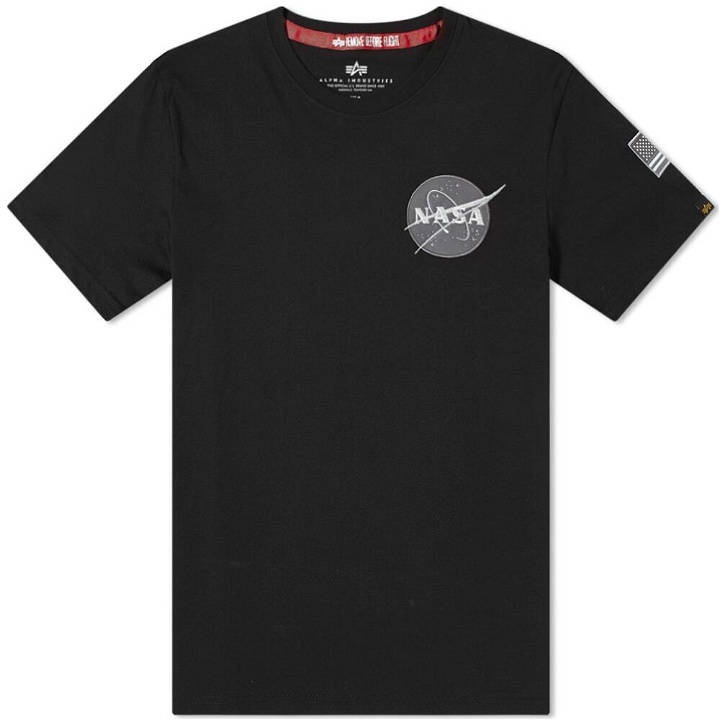 Photo: Alpha Industries Men's Space Shuttle T-Shirt in Black