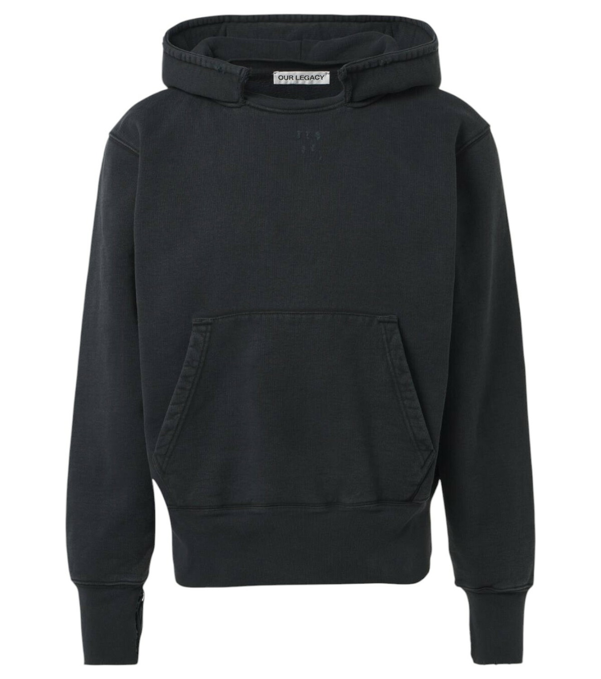 OUR LEGACY Black Full Zip Hoodie Our Legacy