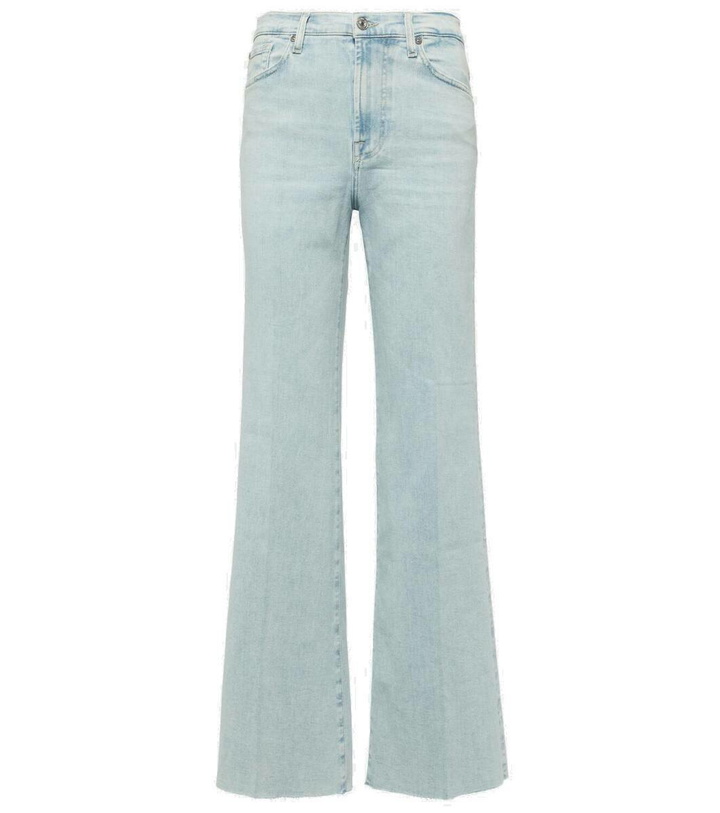 Photo: 7 For All Mankind Modern Dojo high-rise flared jeans