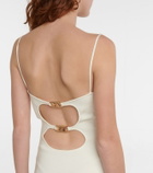 Fendi FF buckle cutout minidress