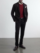 Zegna - Cotton-Blend Corduroy Suit Jacket - Brown