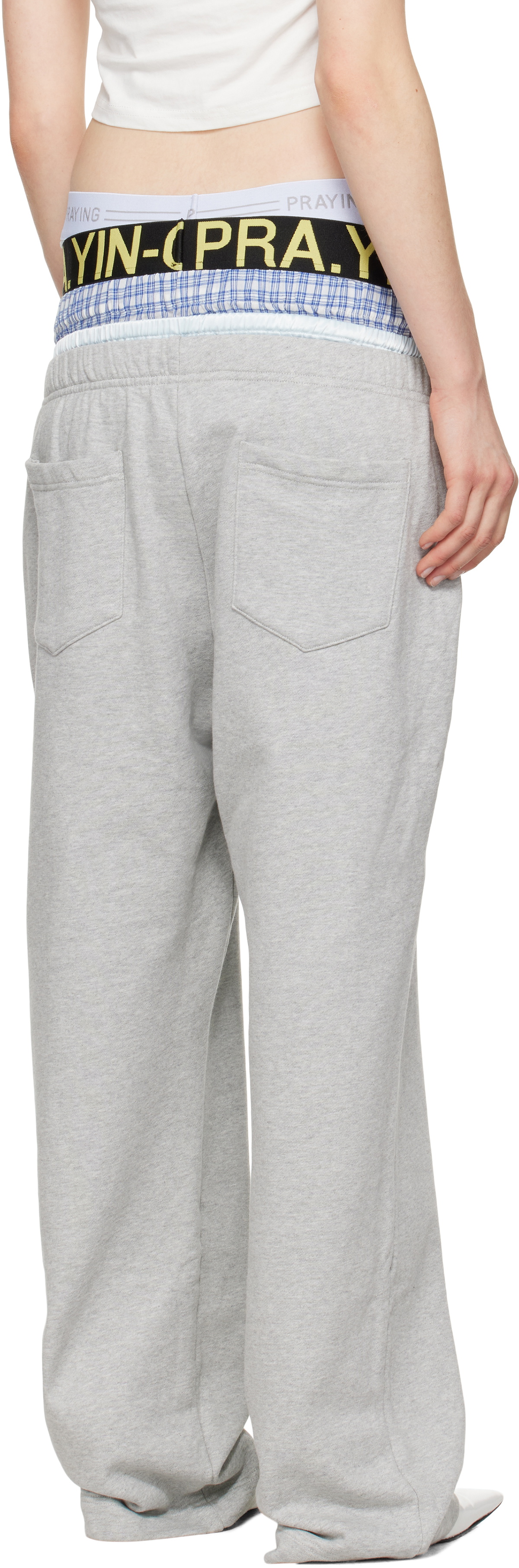 Praying Gray Underwear Sweatpants