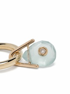 Pascale Monvoisin 9K Yellow Gold Aquamarine And Diamond Single Earring