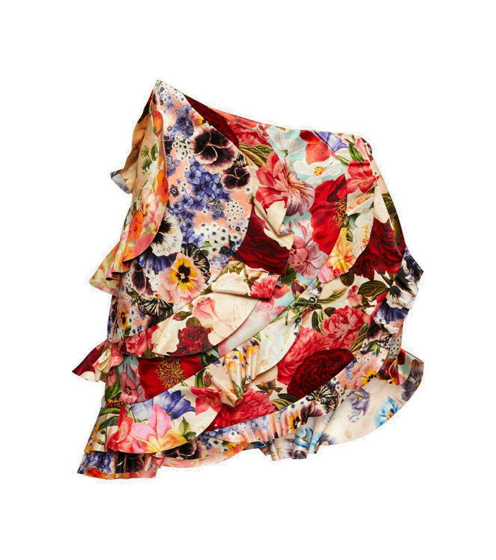 Photo: Zimmermann - Wonderland linen and silk miniskirt