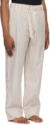 Tekla Off-White Drawstring Pyjama Pants