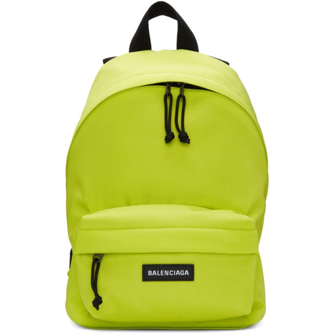 Photo: Balenciaga Green Small Explorer Backpack