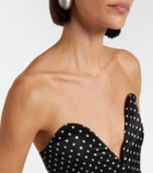 Jean Paul Gaultier Polka-dot silk romper