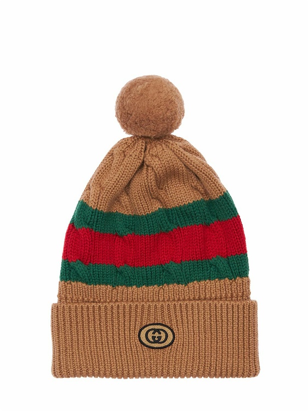 Photo: GUCCI - Web Wool Knit Hat