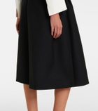 The Row Fauna virgin wool Bermuda shorts