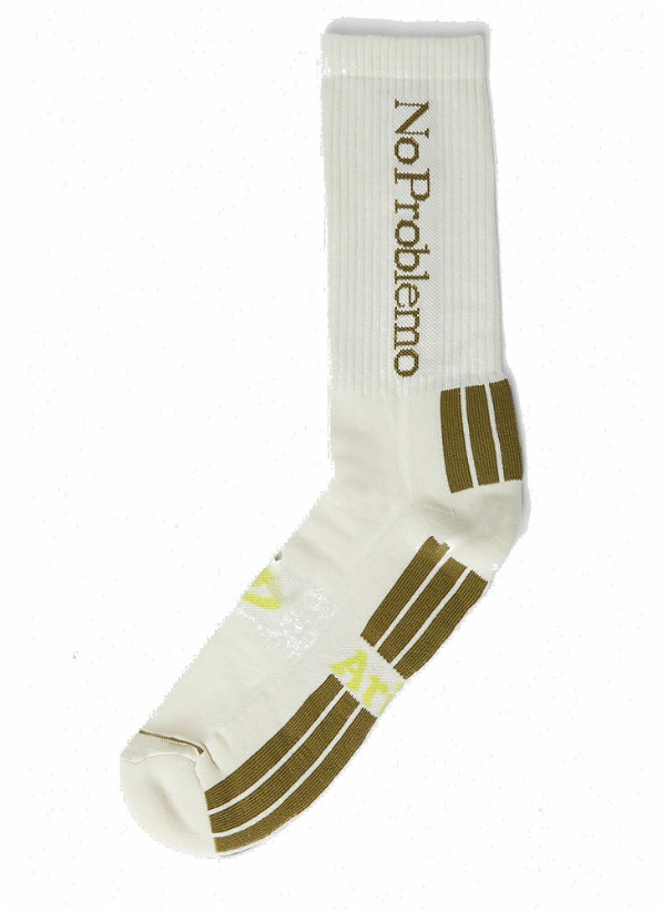 Photo: Aries - No Problemo Socks in Cream