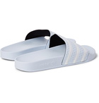 adidas Originals - Adilette Textured-Rubber Slides - Men - Sky blue