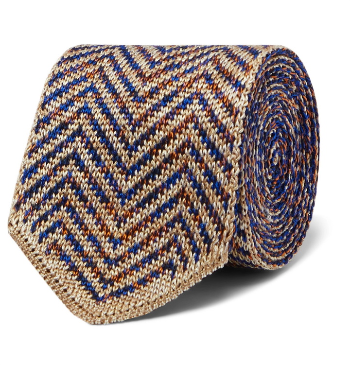 Photo: Missoni - 6.5cm Crochet-Knit Cotton and Silk-Blend Tie - Multi
