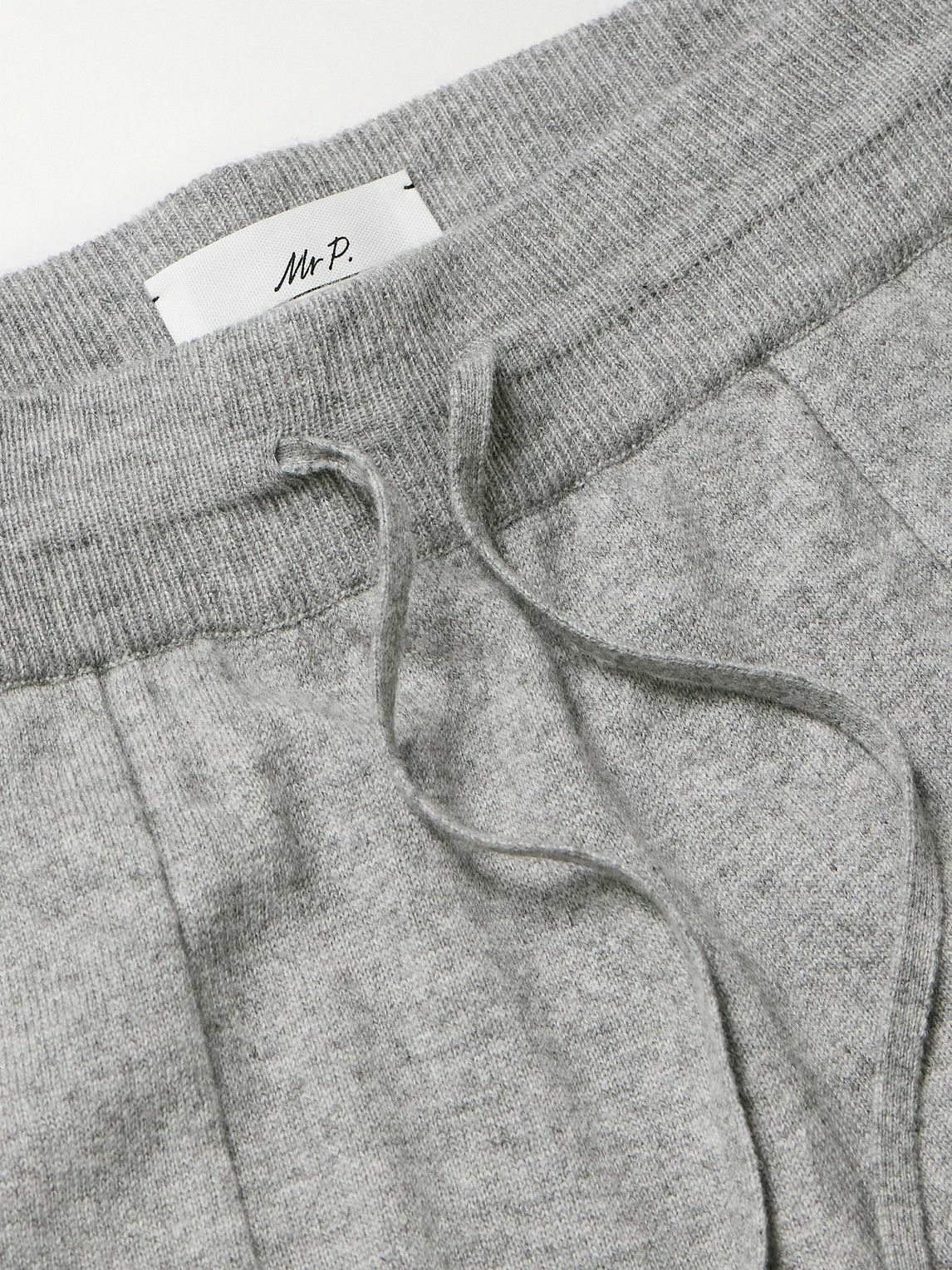 Mr P. - Wool and Cashmere-Blend Sweatpants - Gray