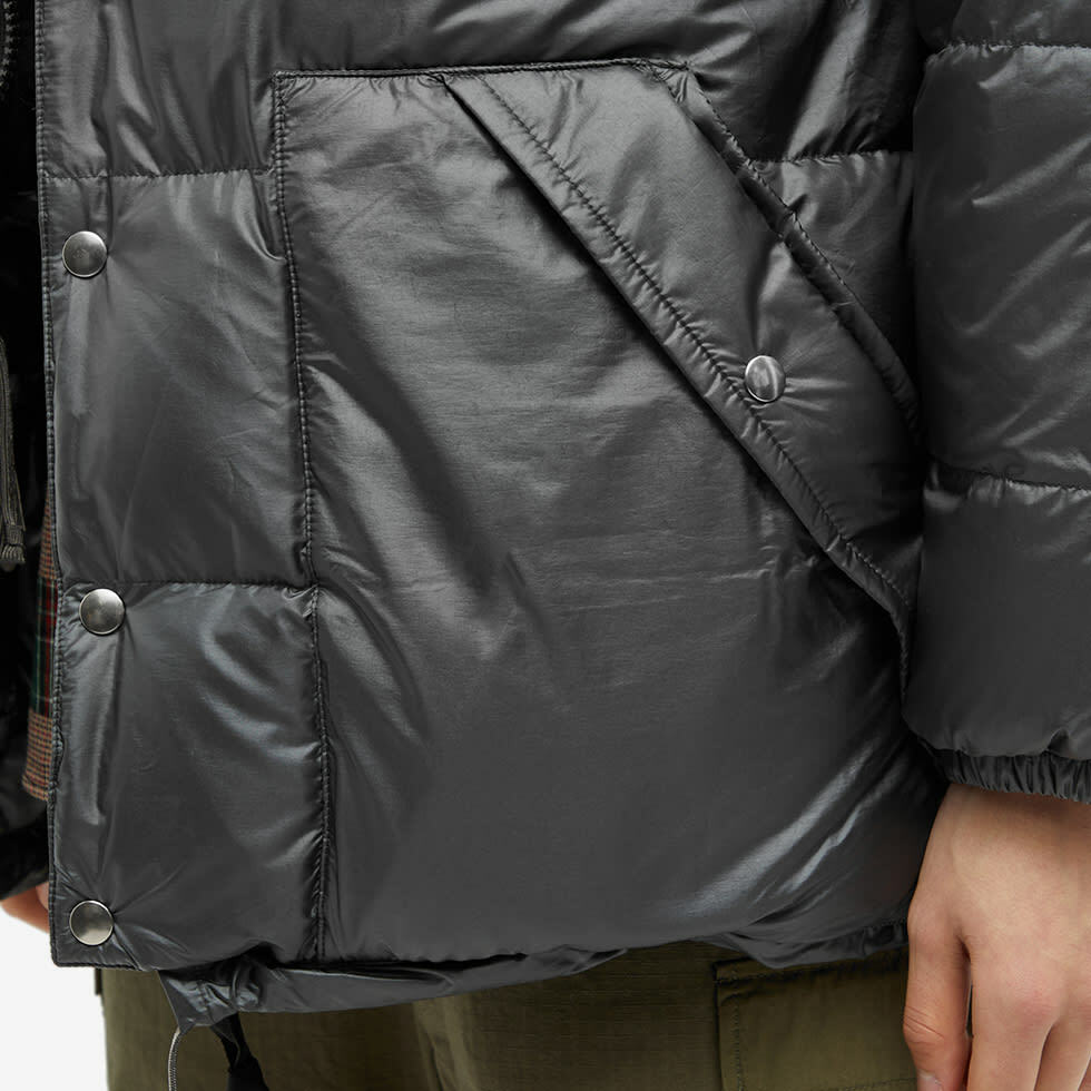 Beams Plus Men's Expedition Down Parka Jacket II in Grey Beams Plus