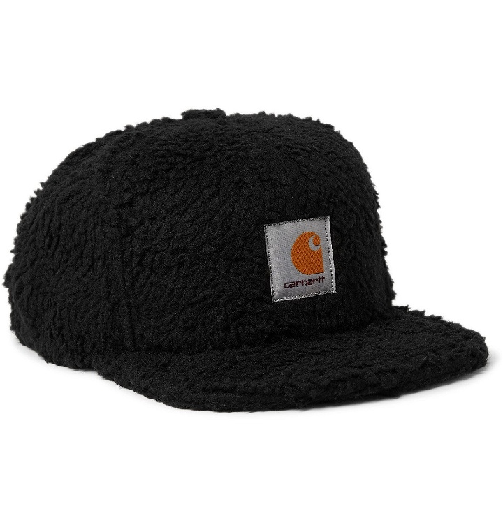 Photo: Carhartt WIP - Northfield Logo-Appliquéd Fleece Baseball Cap - Black