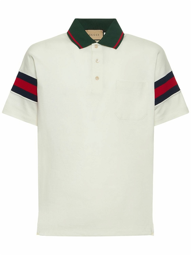 Photo: GUCCI - Cotton Polo Shirt
