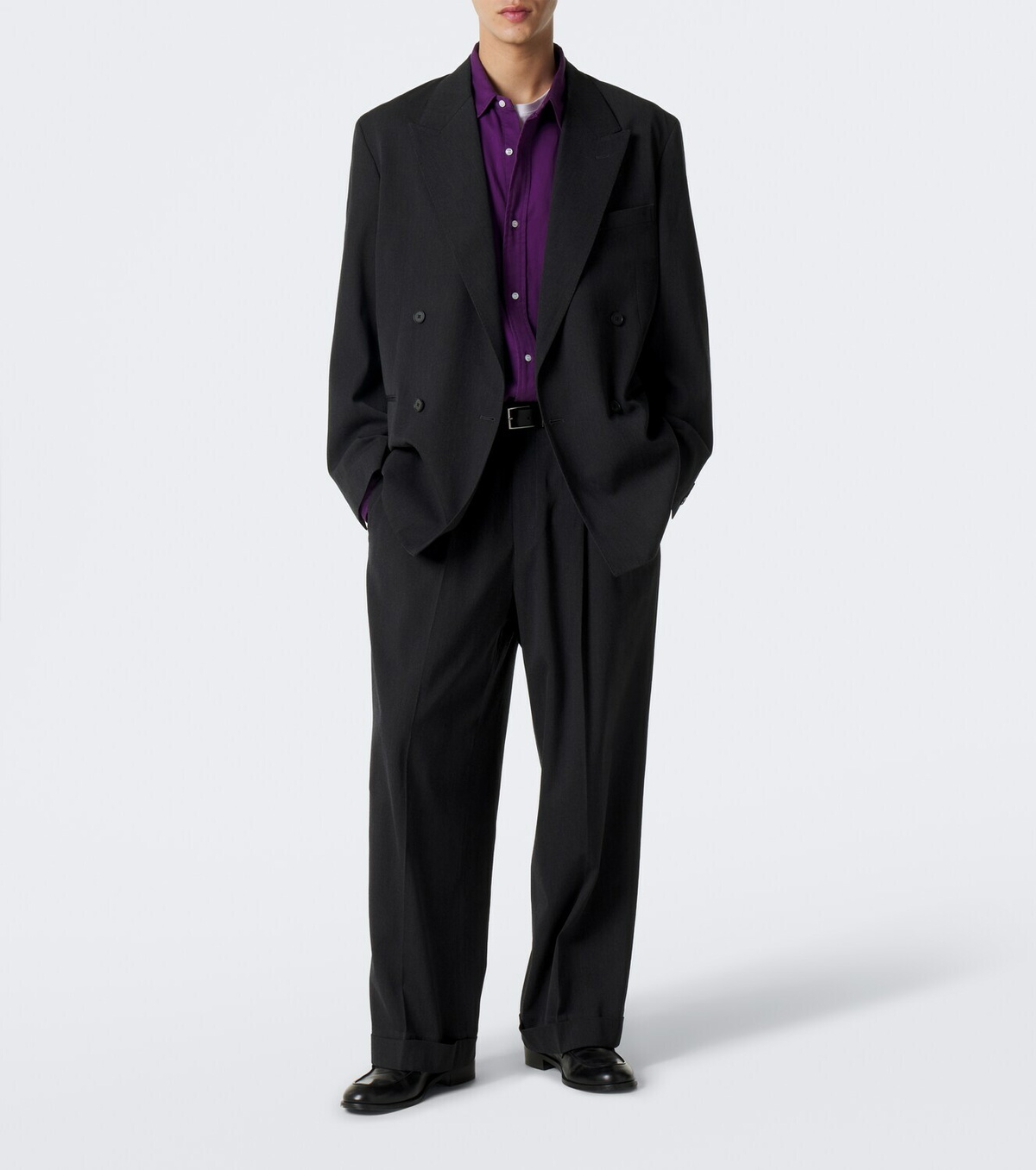 A.Presse Double-breasted wool blazer