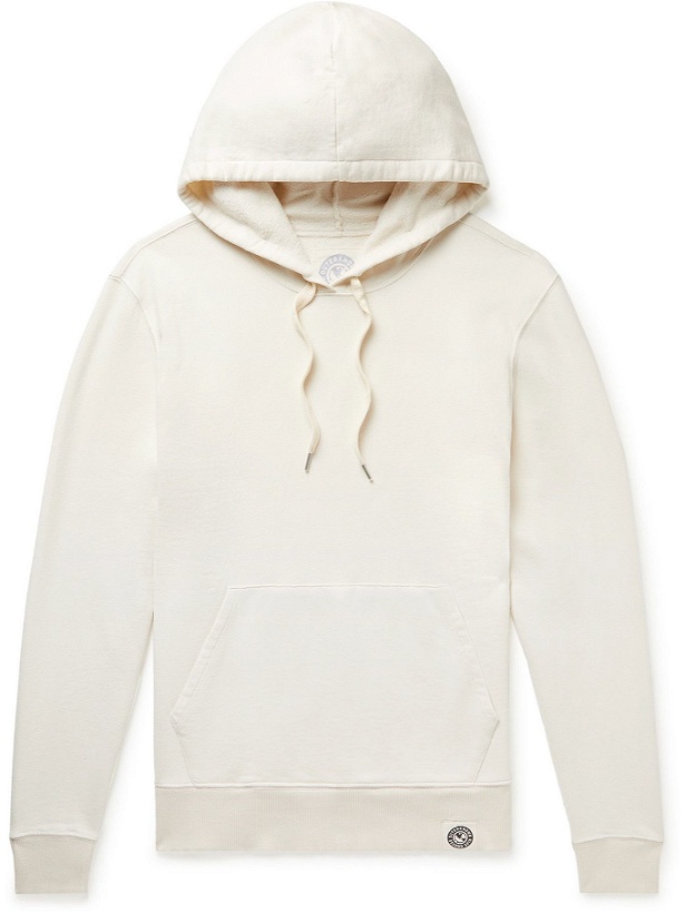 Photo: Outerknown - Second Spin Organic Cotton-Blend Jersey Hoodie - White
