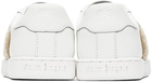 Palm Angels White Teddy Bear Tennis Sneakers