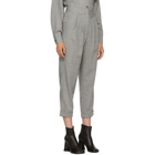 MM6 Maison Martin Margiela Grey Wool Casual Tailoring Trousers