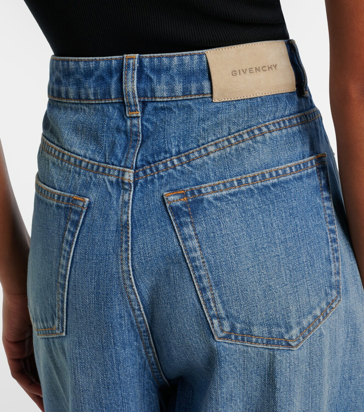 Givenchy Mid-rise wide-leg jeans