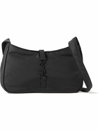 SAINT LAURENT - Le 5 à 7 Leather-Trimmed Shell Messenger Bag - Black