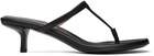 Marsèll Black Sottiletta Heeled Sandals