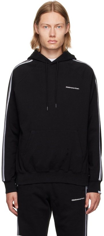 Photo: thisisneverthat Black Cotton Hoodie