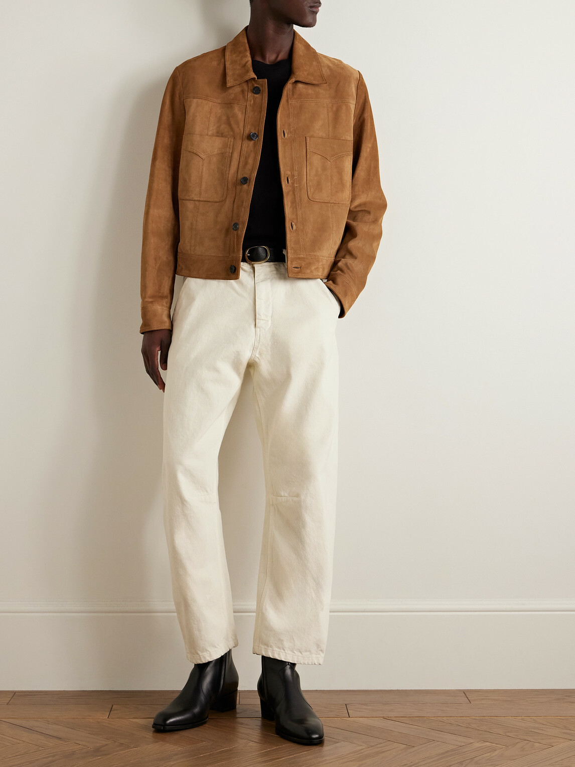 Nili Lotan - Nikita Suede Jacket - Brown