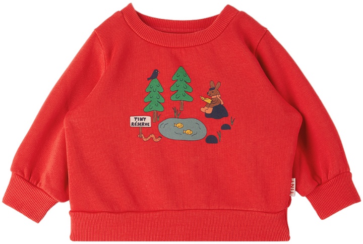 Photo: TINYCOTTONS Baby Red Tiny Réserve Sweatshirt