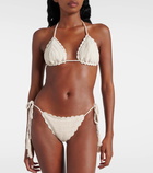 Anna Kosturova Classic crochet cotton bikini bottom