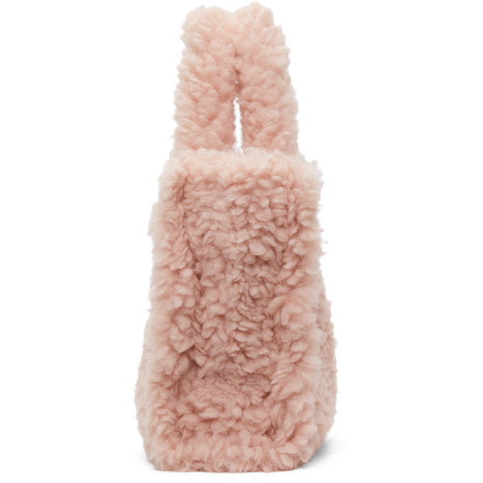 Stand Studio Lolita Faux Fur Tote in Pink