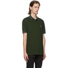 PS by Paul Smith Green and Blue Pique Zebra Polo
