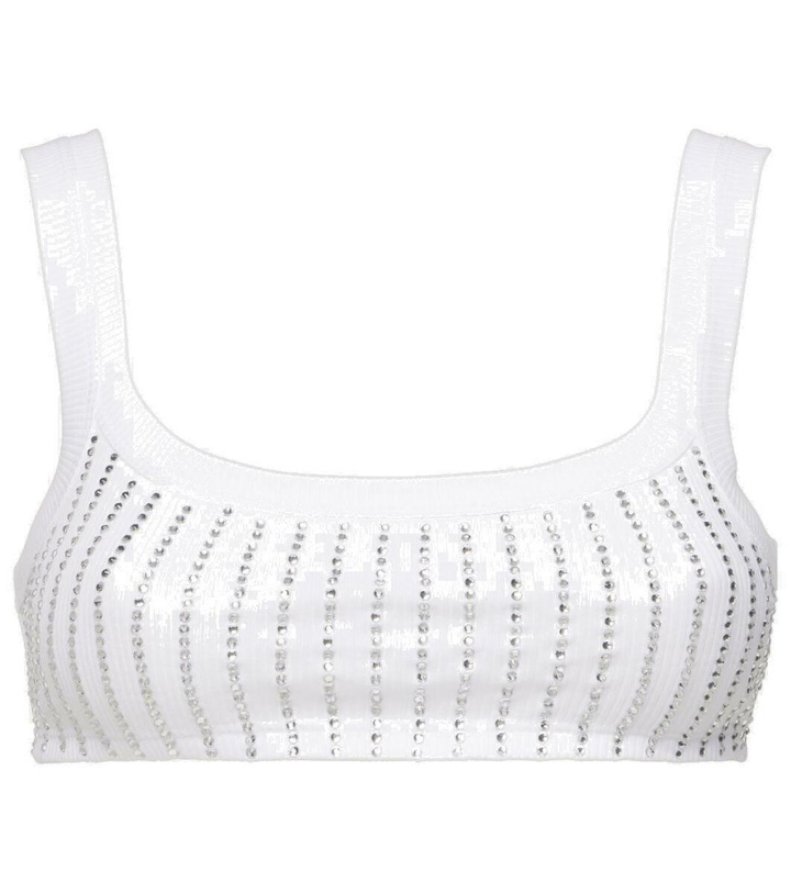 Photo: The Attico Appliqué cotton bra top
