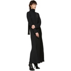 Haider Ackermann Black Contrast Detail Kuiper Dress
