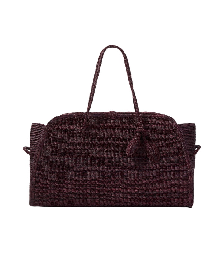 Photo: Jacquemus Turismo Large raffia shopper