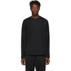 Y-3 Black Classic Crewneck Long Sleeve T-Shirt