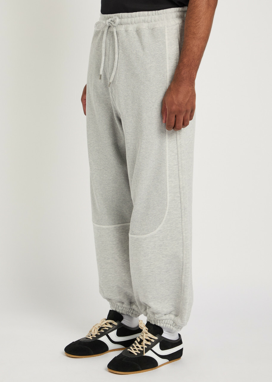 Vivienne Westwood Ibiza Panelled Cotton-blend Sweatpants Grey