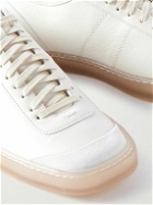 LEMAIRE - Suede-Trimmed Leather Sneakers - Neutrals