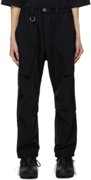 Y-3 Black Bellows Pockets Cargo Pants