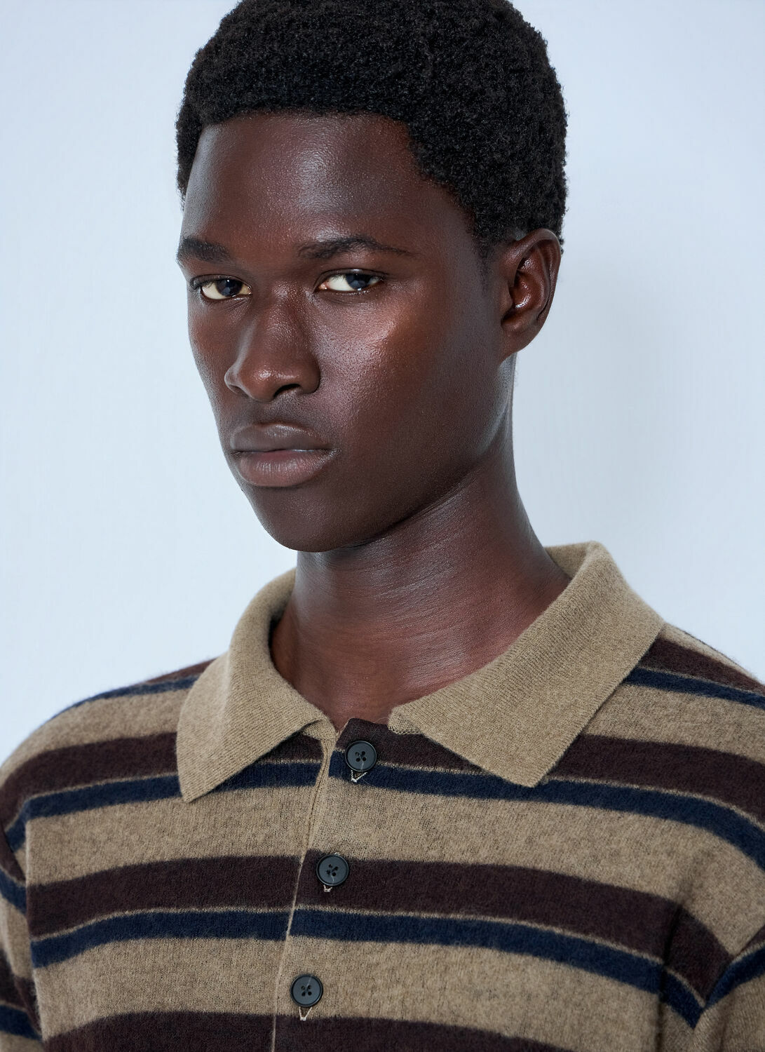 ssstein Knit Stripe Polo