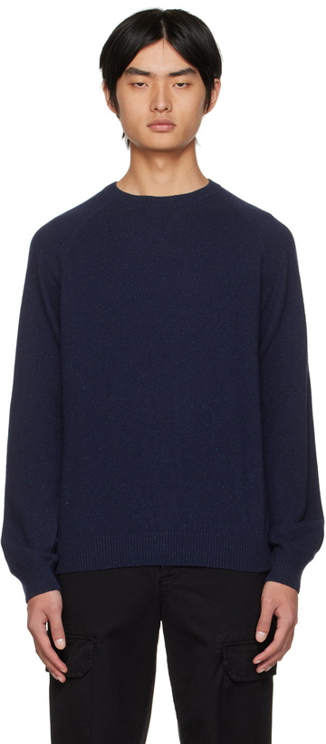 Photo: A.P.C. Navy Tommy Sweater