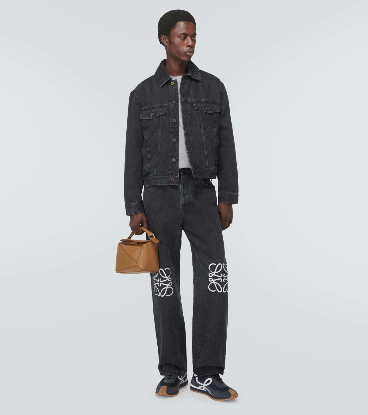 Loewe Anagram denim jacket Loewe Loewe Anagram denim jacket Loewe