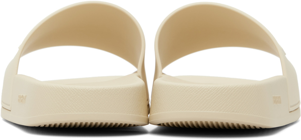 Burberry Off-White Logo Slides