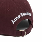 Acne Studios Men's Carliy Back Cap in Pecan Brown 