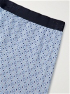Derek Rose - Printed Stretch-Cotton Jersey Boxer Briefs - Blue